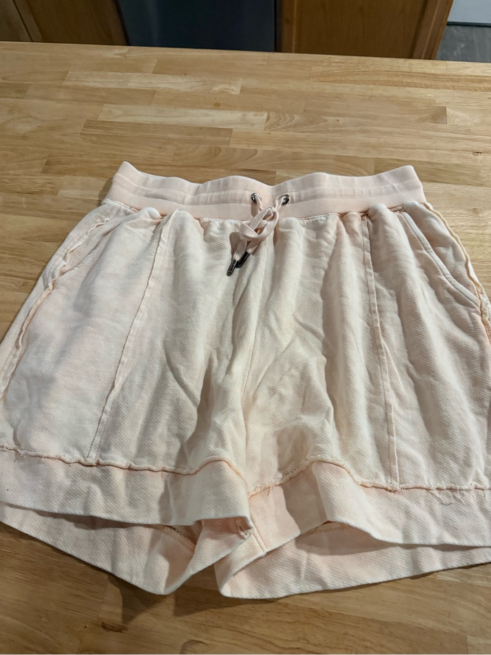 Women's Soft Tie-Waist Shorts - Blush Pink